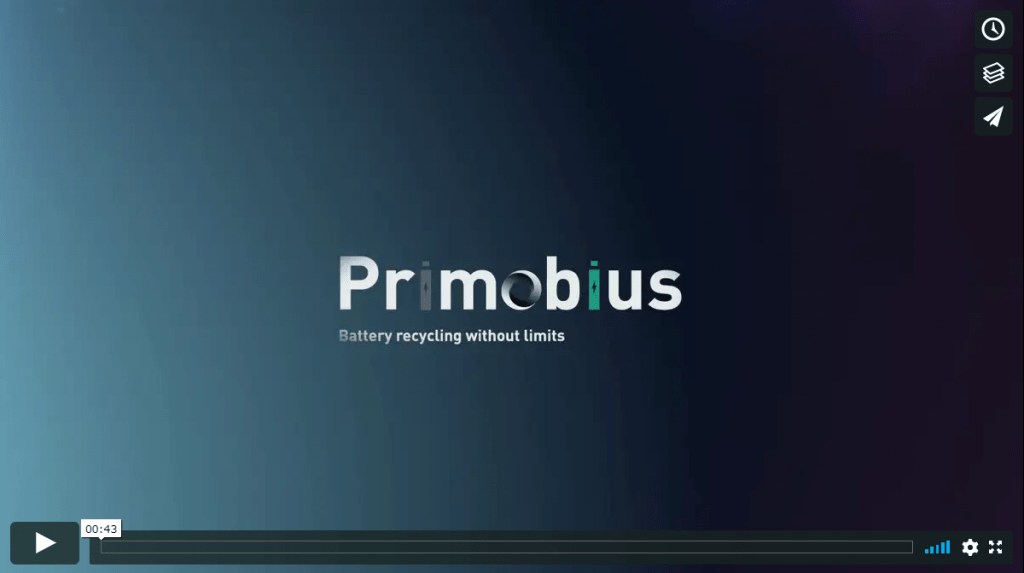 Primobius – LiB Recycling JV Promo